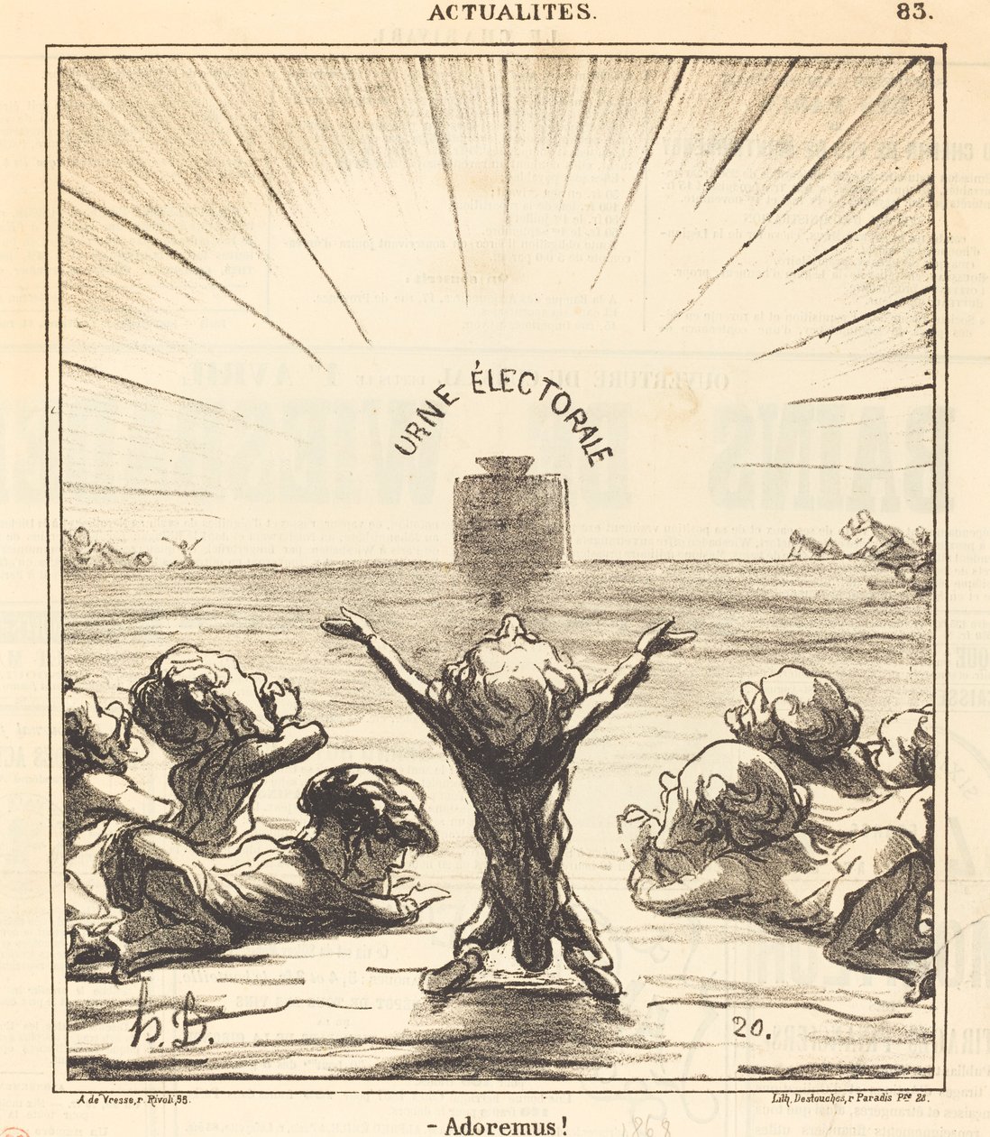 Vi digger det! av Honoré Daumier