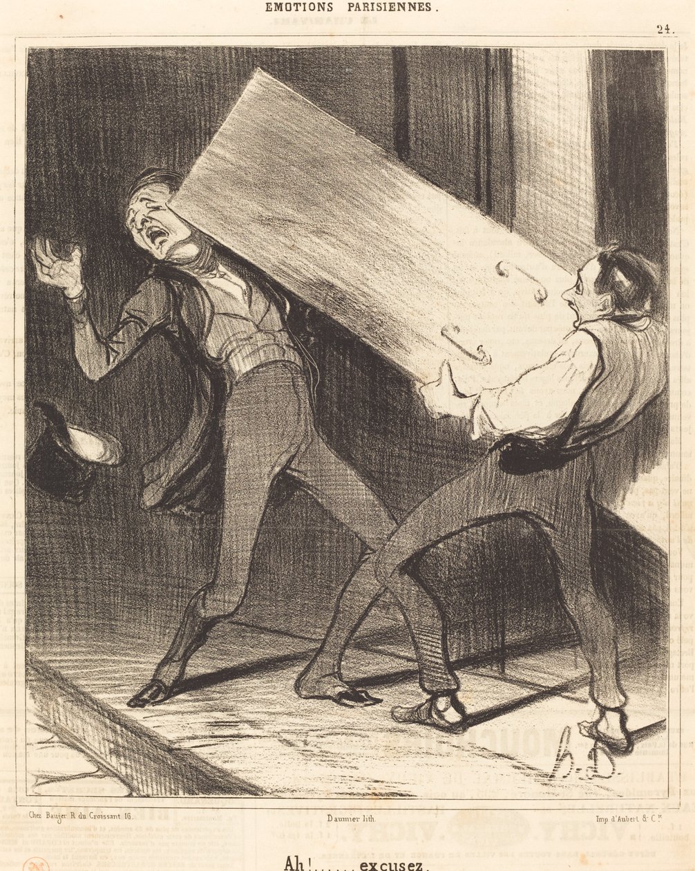 Ah! Unnskyldning av Honoré Daumier