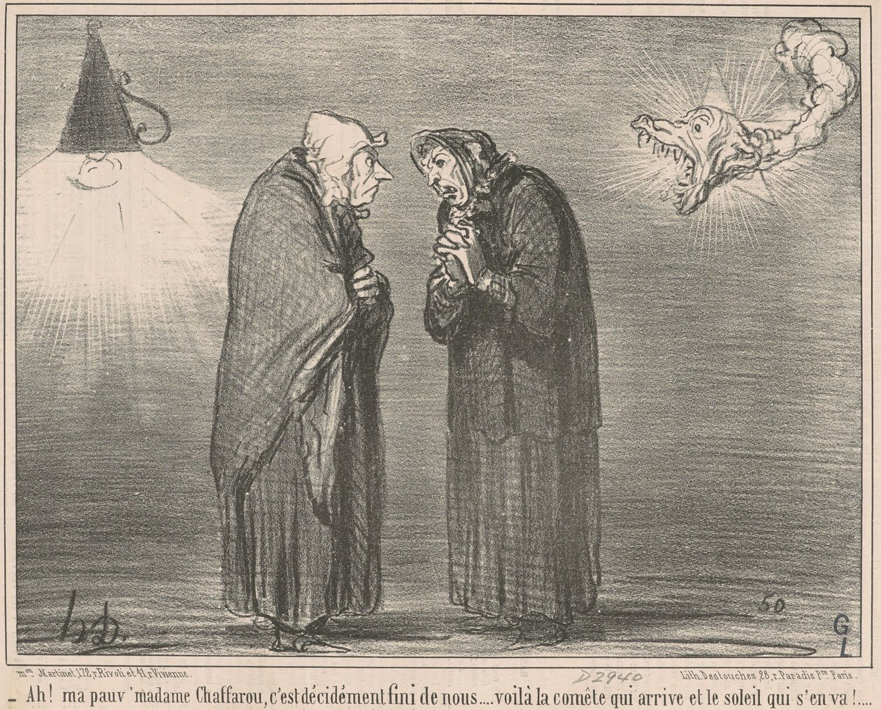 Åh! Hva er Buffa så lenge som chiffer... av Honoré Daumier