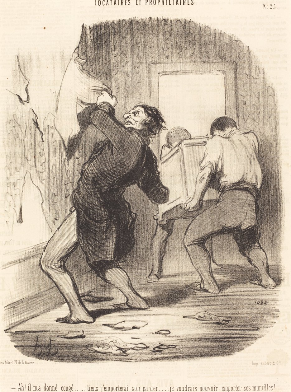 Ah! han ga meg permisjon... av Honoré Daumier