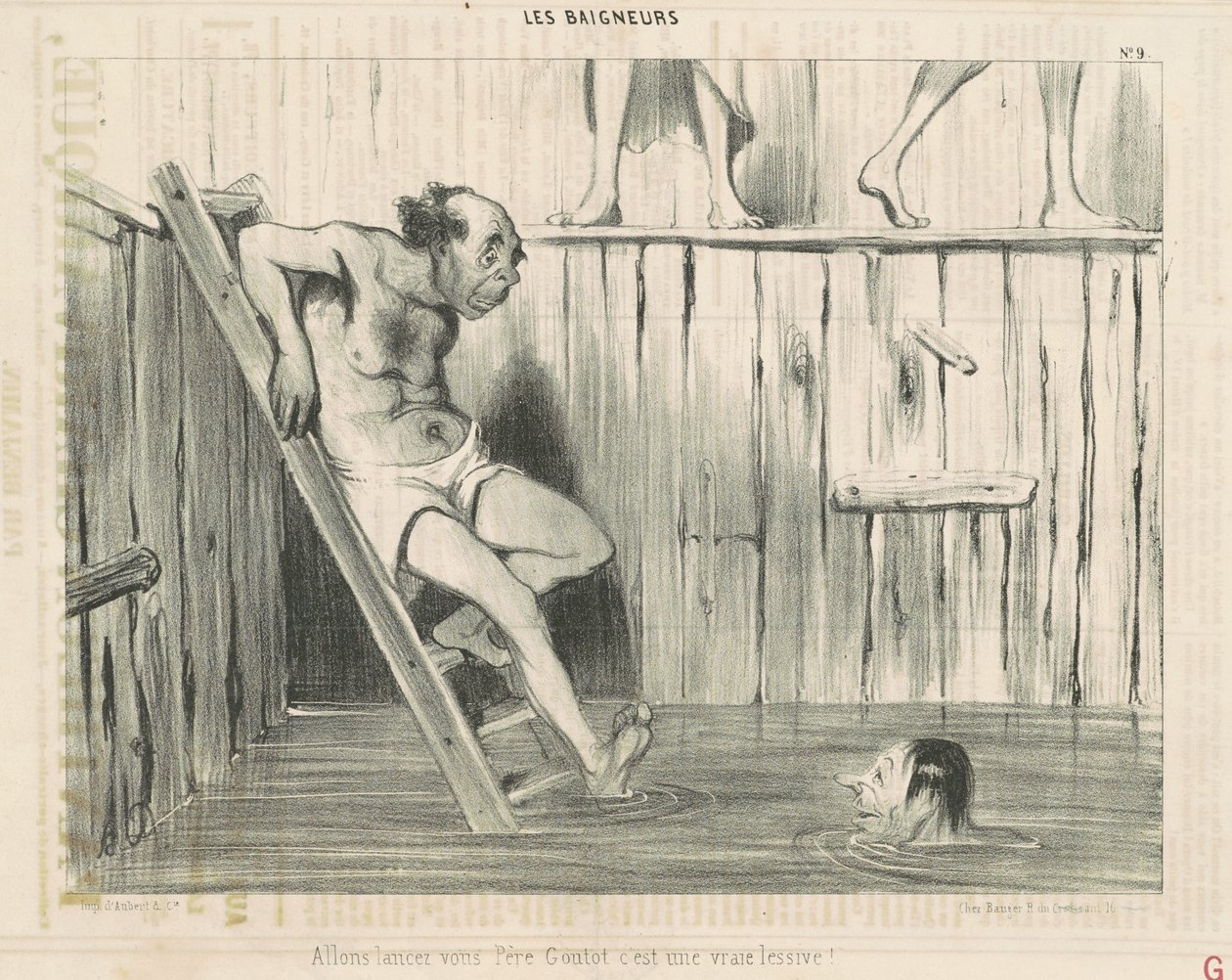 La oss gå pappa smake... av Honoré Daumier