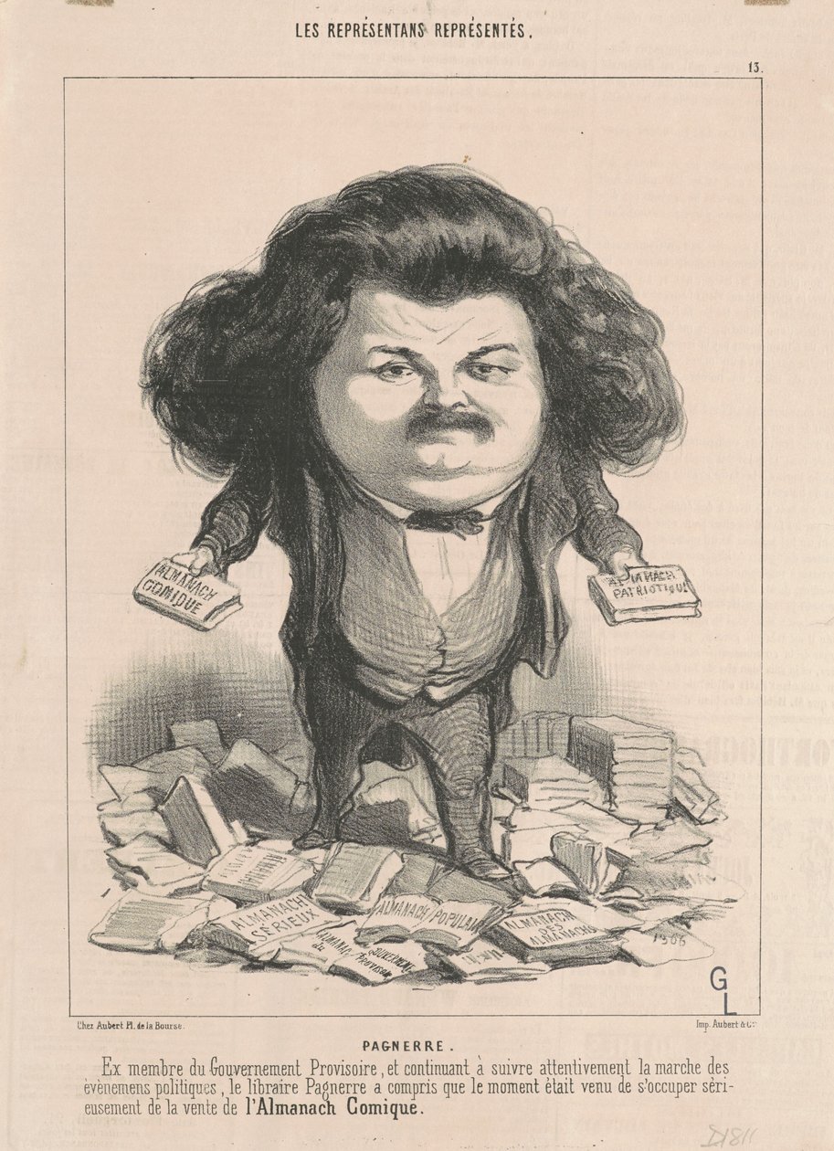 Maur. Laurent Pagnerre av Honoré Daumier