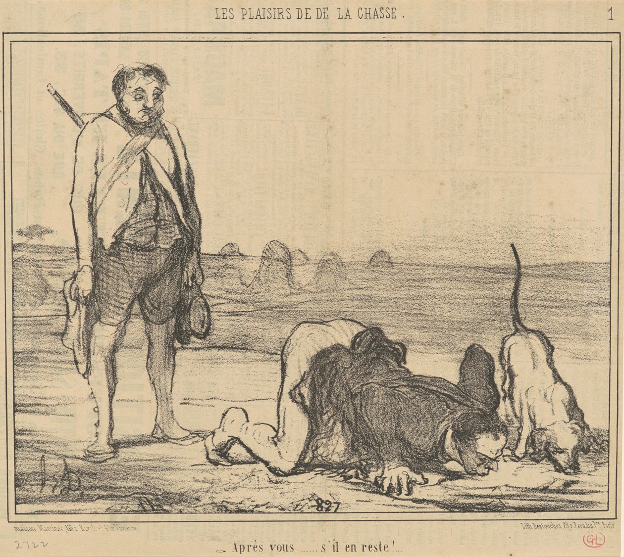 Etter deg...hvis det er noen igjen! ... av Honoré Daumier