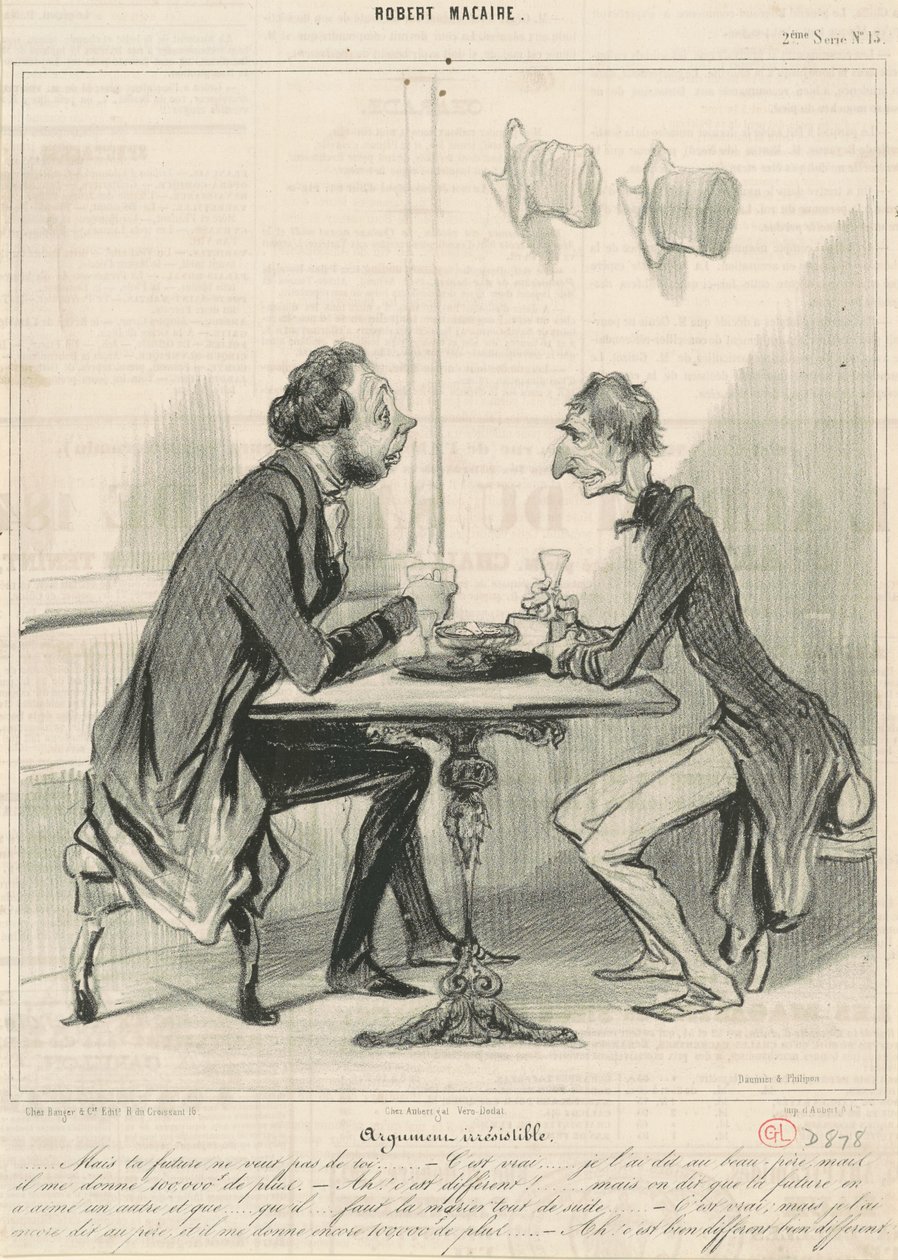 uimotståelig argument av Honoré Daumier