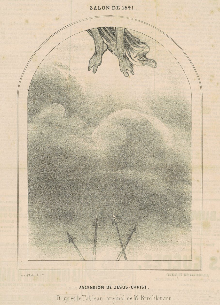 Jesu Kristi himmelfart av Honoré Daumier