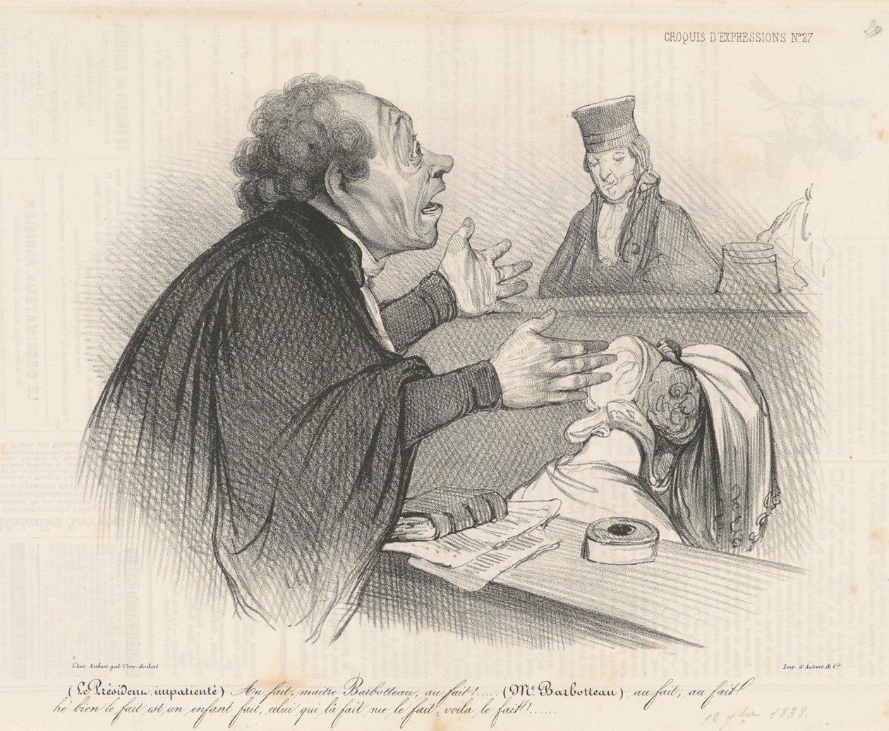 Forresten, mester Barbotteau... av Honoré Daumier