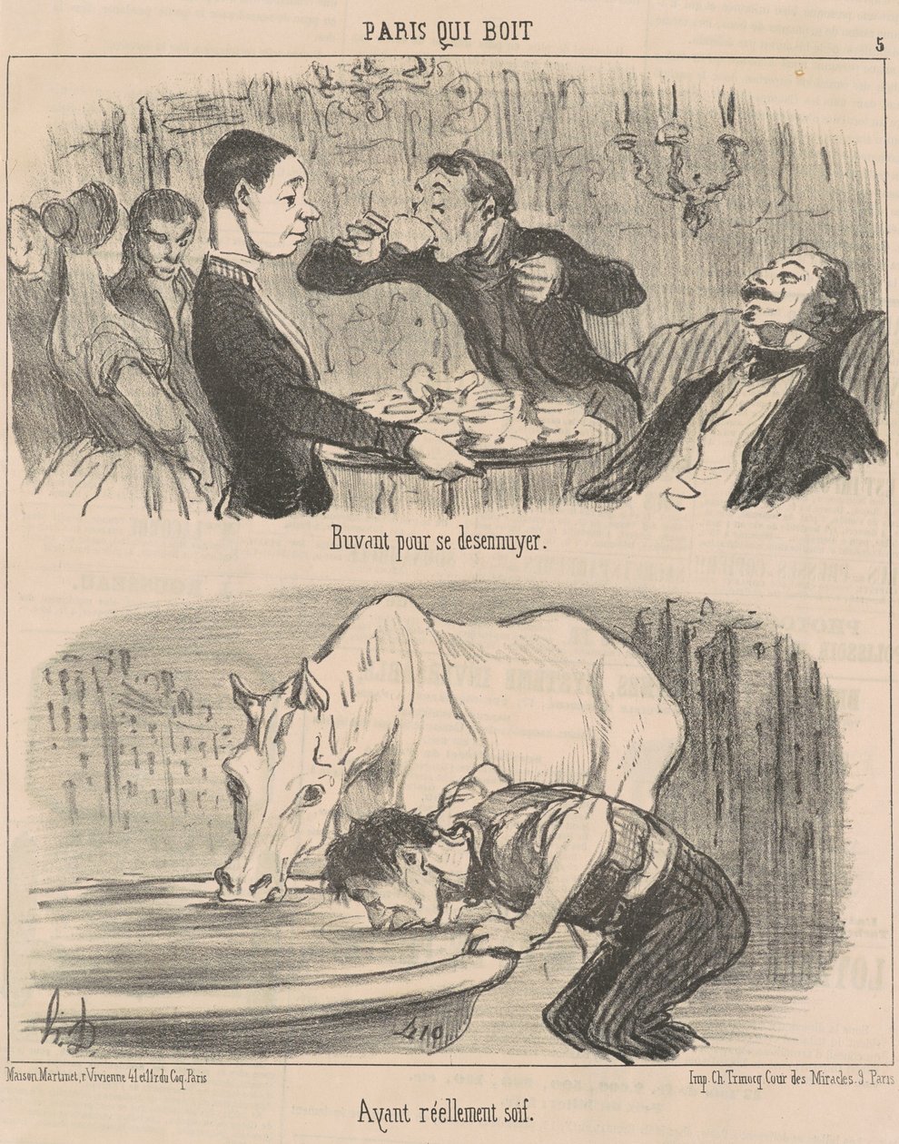 Sikler for å kjede seg av Honoré Daumier