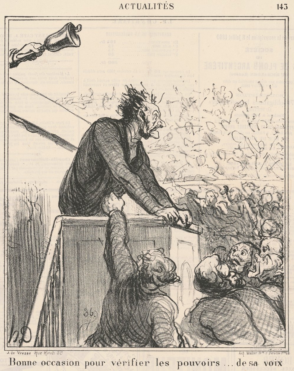 God anledning til å sjekke... av Honoré Daumier