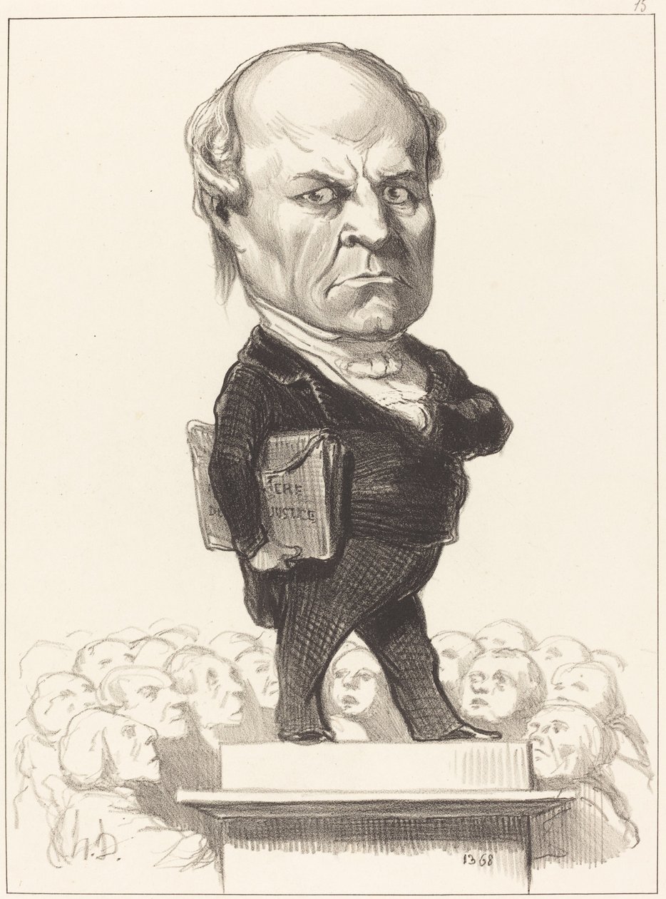C.H. Odilon Barrot av Honoré Daumier