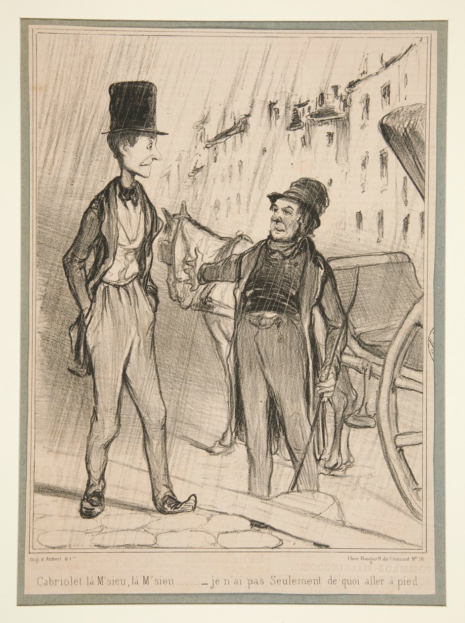 Cabriolet M av Honoré Daumier