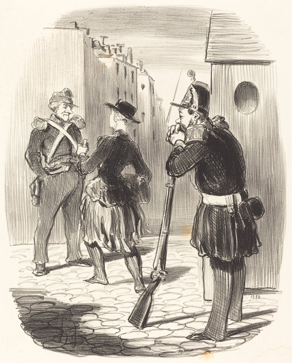Den jævla Pigochard... av Honoré Daumier
