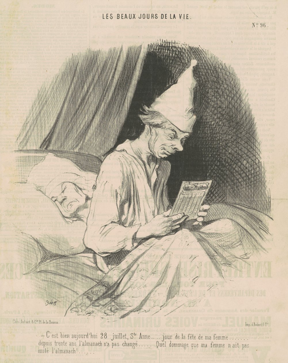 Det er bra i dag 28. juli... av Honoré Daumier
