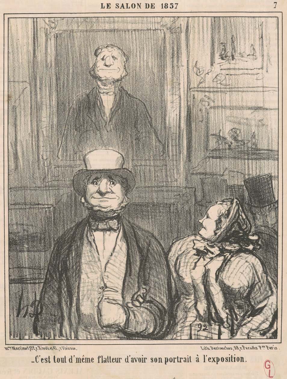 Det er like smigrende å ha av Honoré Daumier