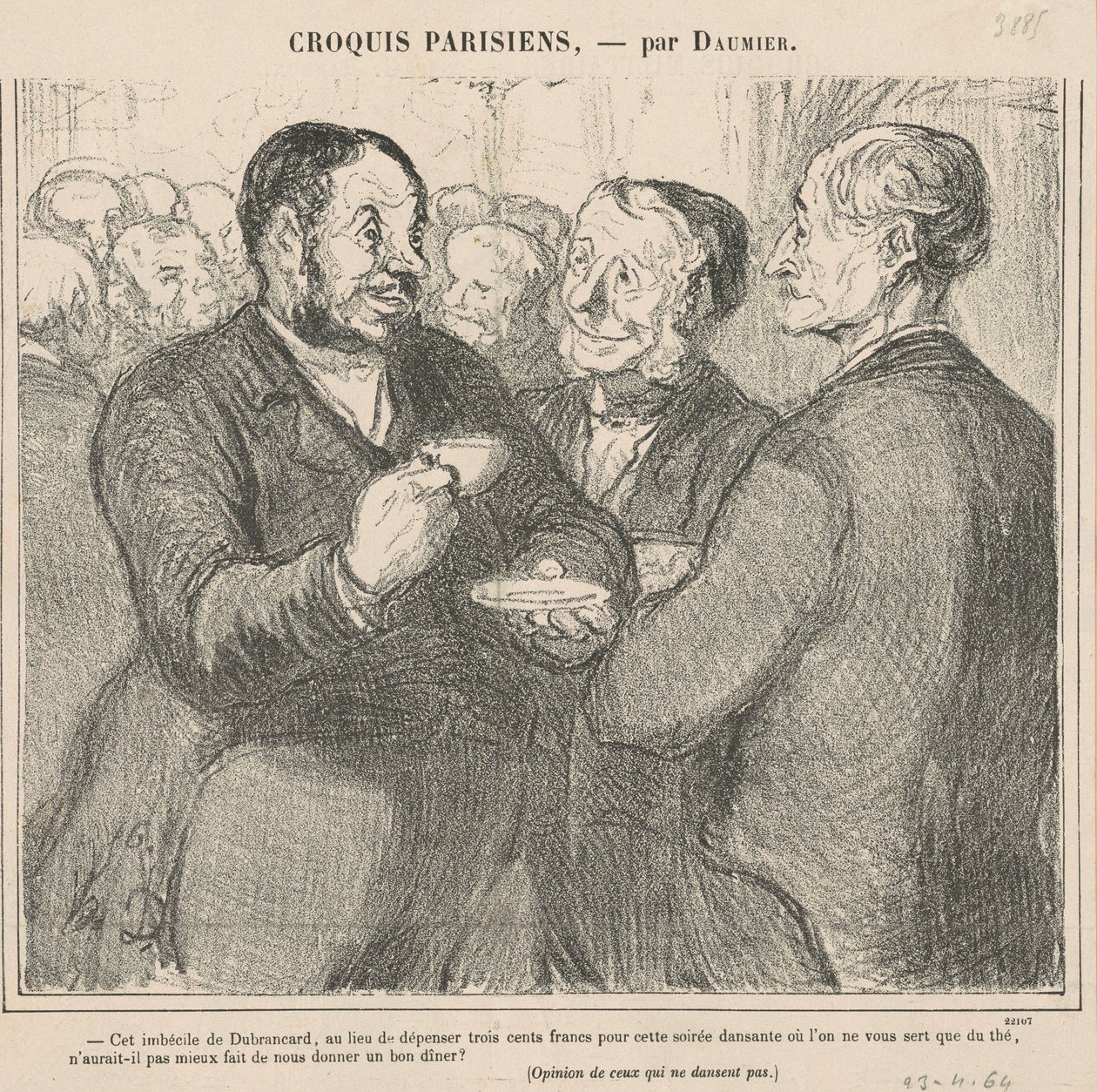 Den dumme dubrancarten... av Honoré Daumier