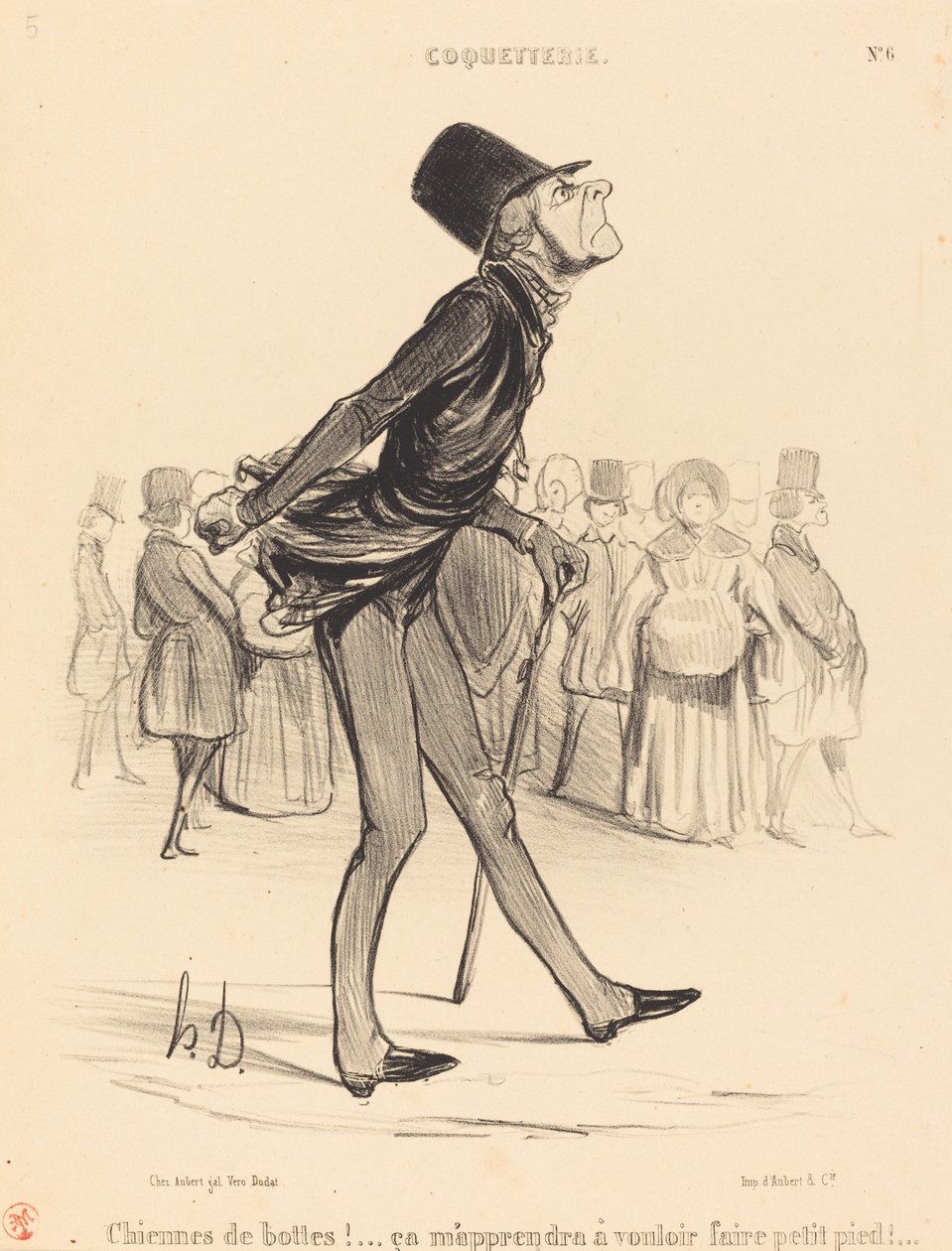 Støvle hunnhunder!... av Honoré Daumier