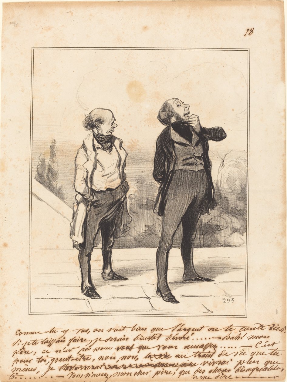 På veien... av Honoré Daumier