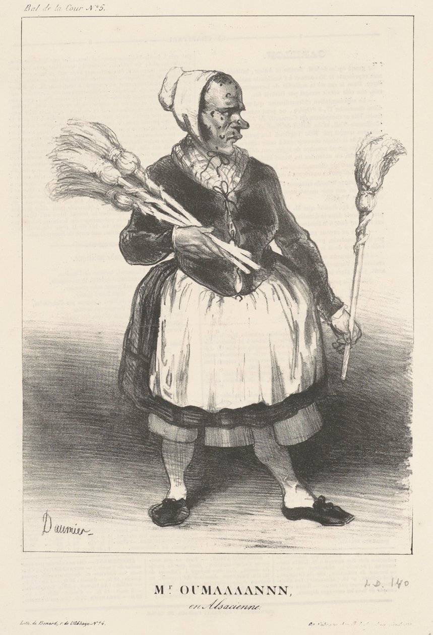 Coulman i Alsace av Honoré Daumier