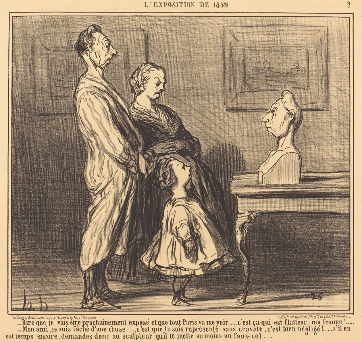 Å si at jeg kommer til å bli ... avslørt ... av Honoré Daumier
