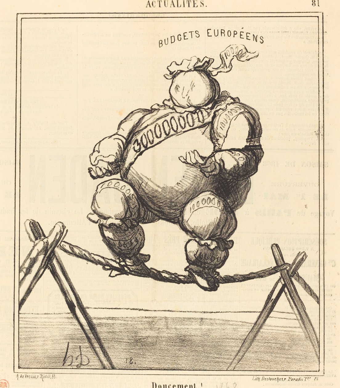 Skånsomt! av Honoré Daumier