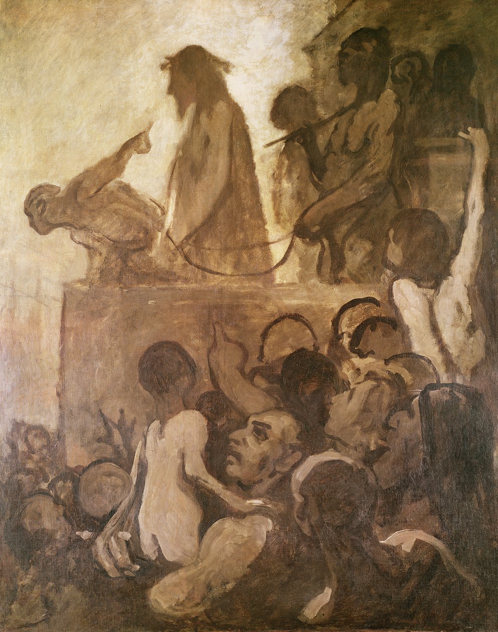 Se mann, ca. 1848-52 av Honoré Daumier
