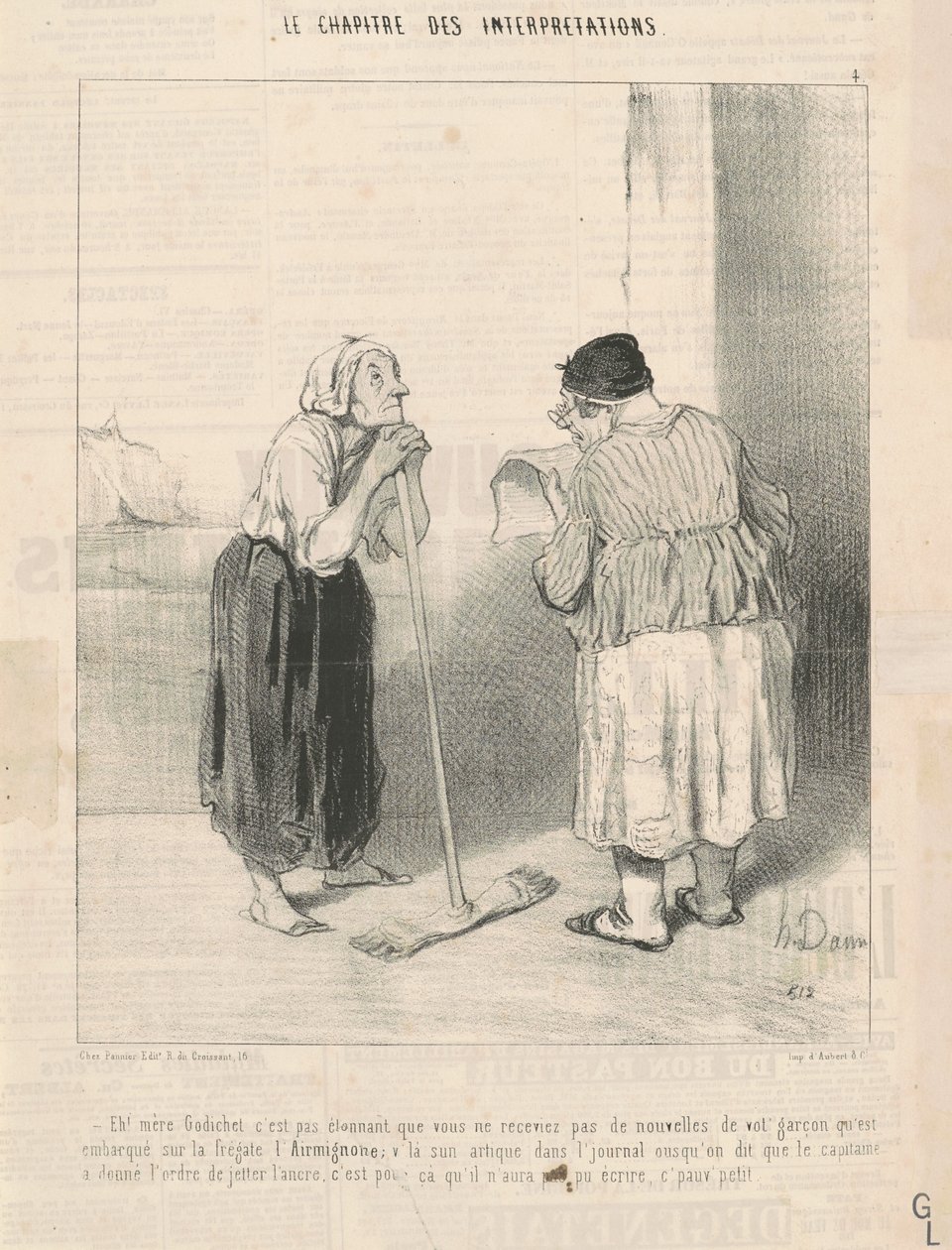 Hei! Mor Godichet det er ikke overraskende... av Honoré Daumier