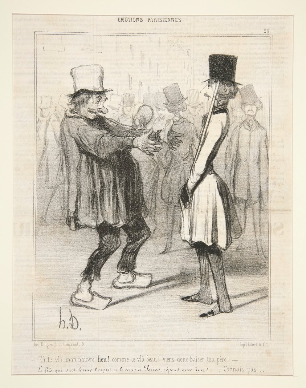 Eh, de er med av Honoré Daumier