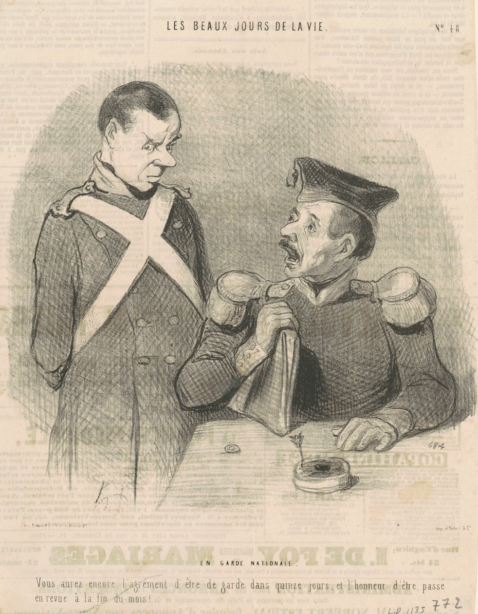 I nasjonalgarden av Honoré Daumier