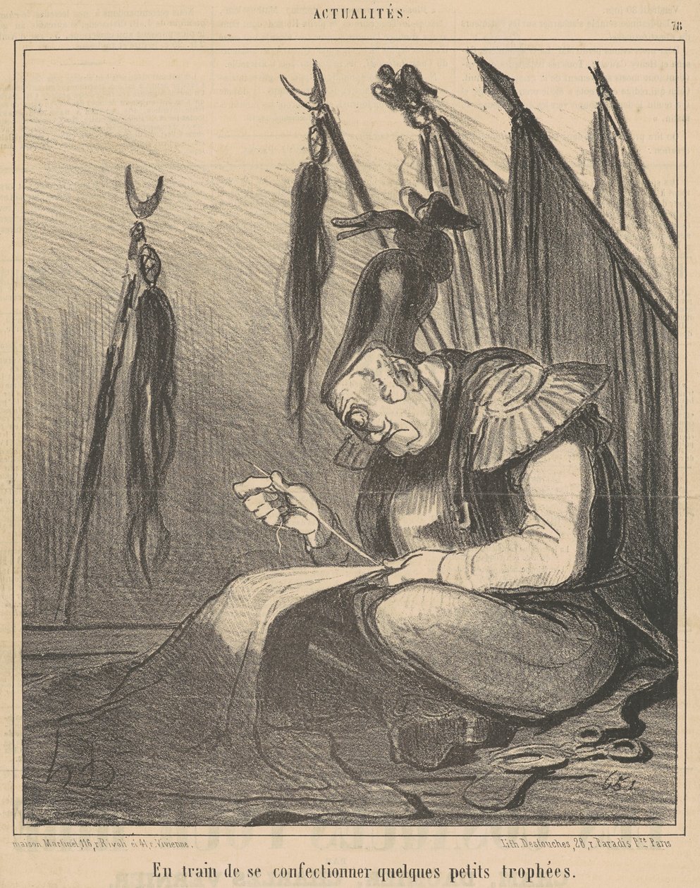 I ferd med å ...lage noen av Honoré Daumier