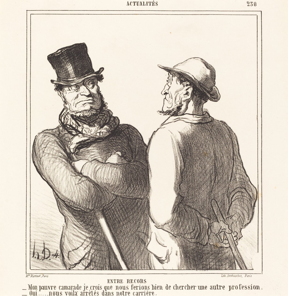 Mellom minner av Honoré Daumier