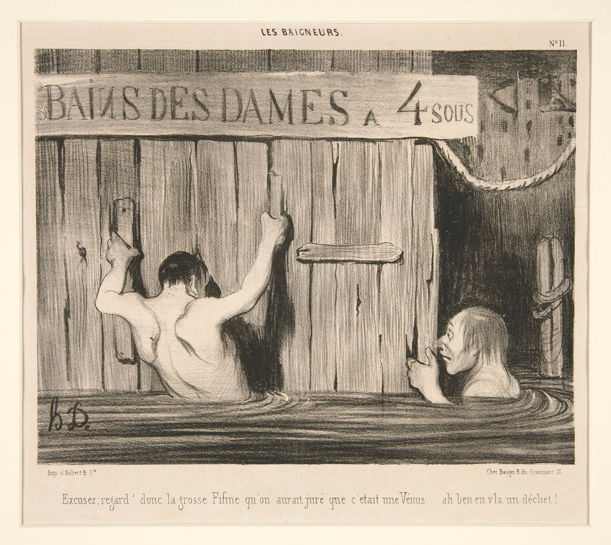 Unnskyldning; blikk av Honoré Daumier