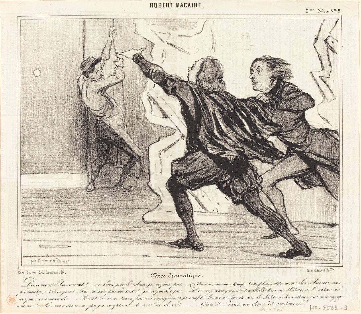 Dramatisk farse av Honoré Daumier