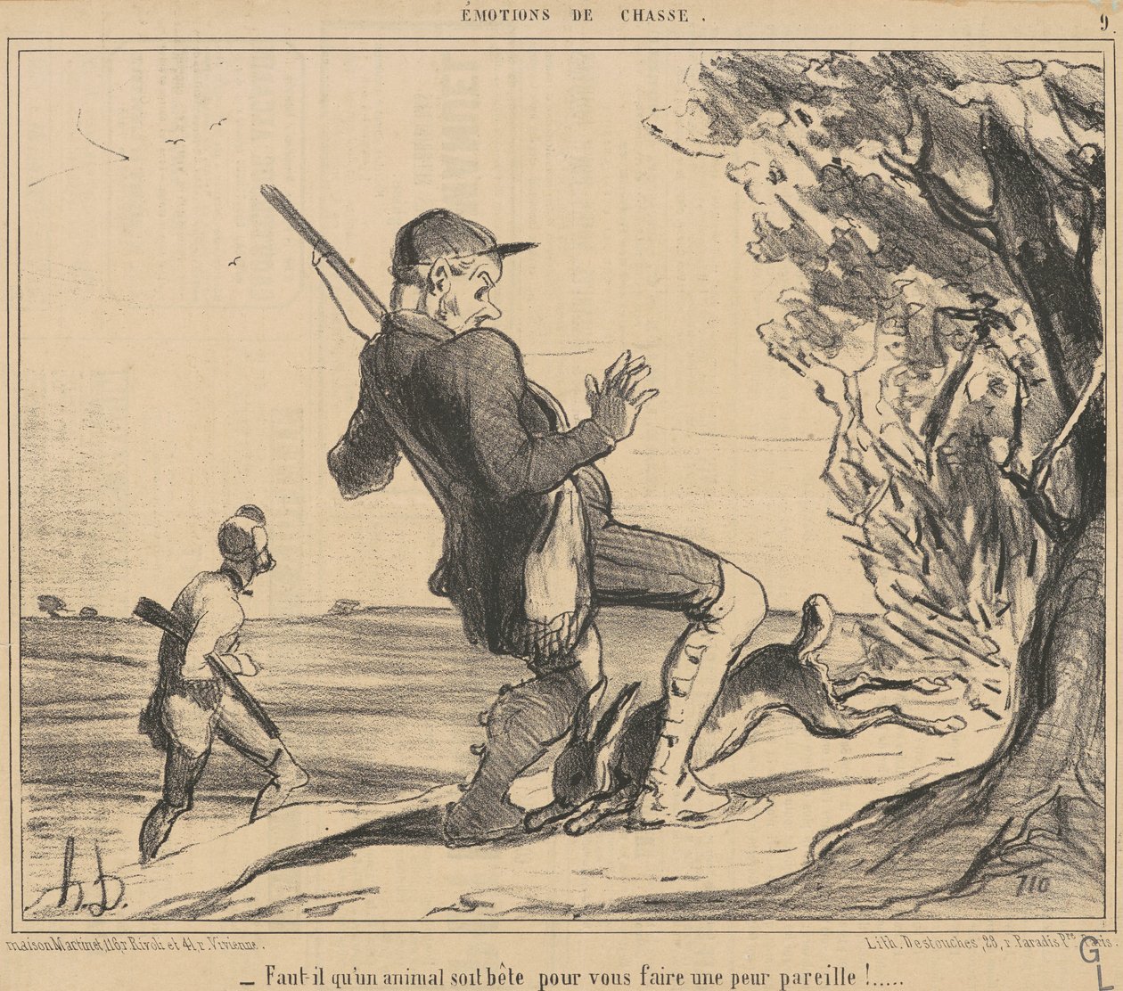 Må et dyr være dumt av Honoré Daumier