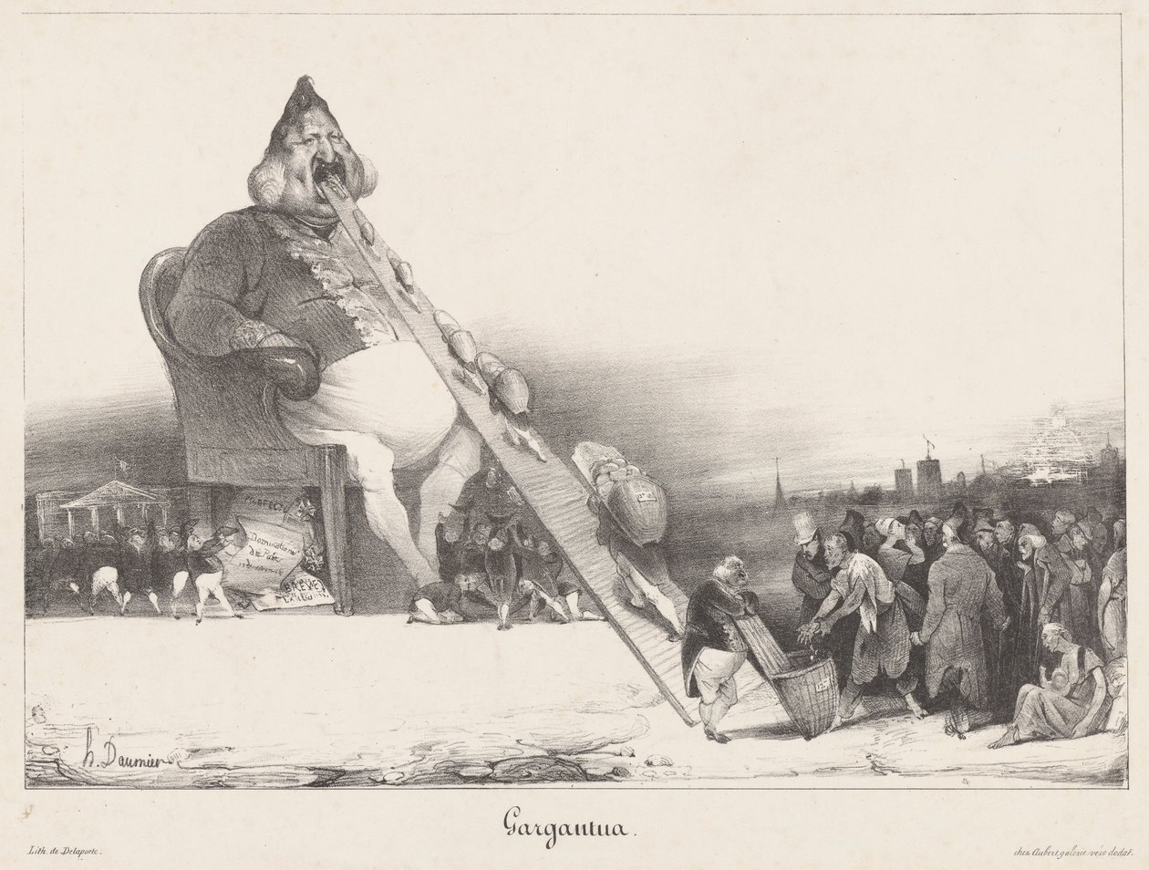 Gargantua av Honoré Daumier