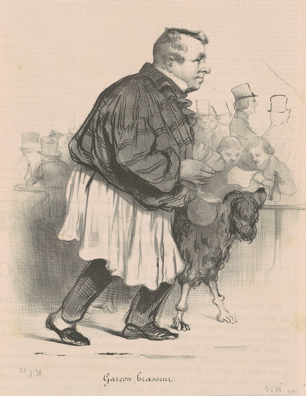 Bryggegutt... av Honoré Daumier
