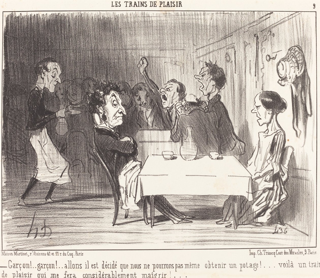 Gutt!... gutt!... la oss gå det er bestemt... av Honoré Daumier