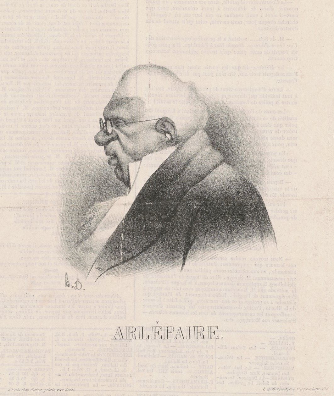 Harlé Père, byste av Honoré Daumier