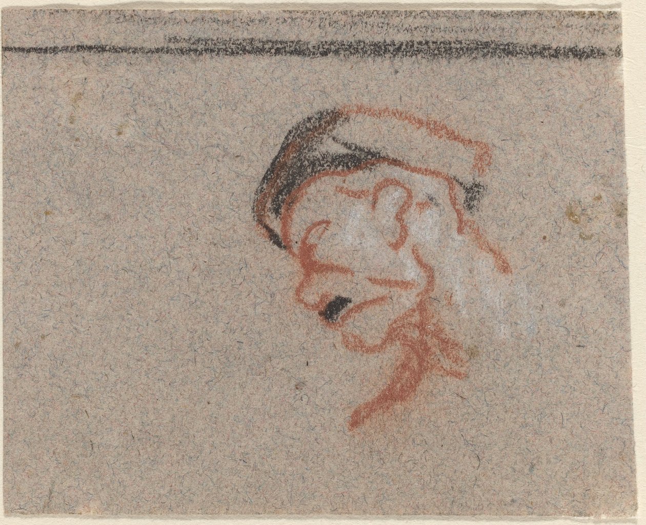 Leder av en mann av Honoré Daumier