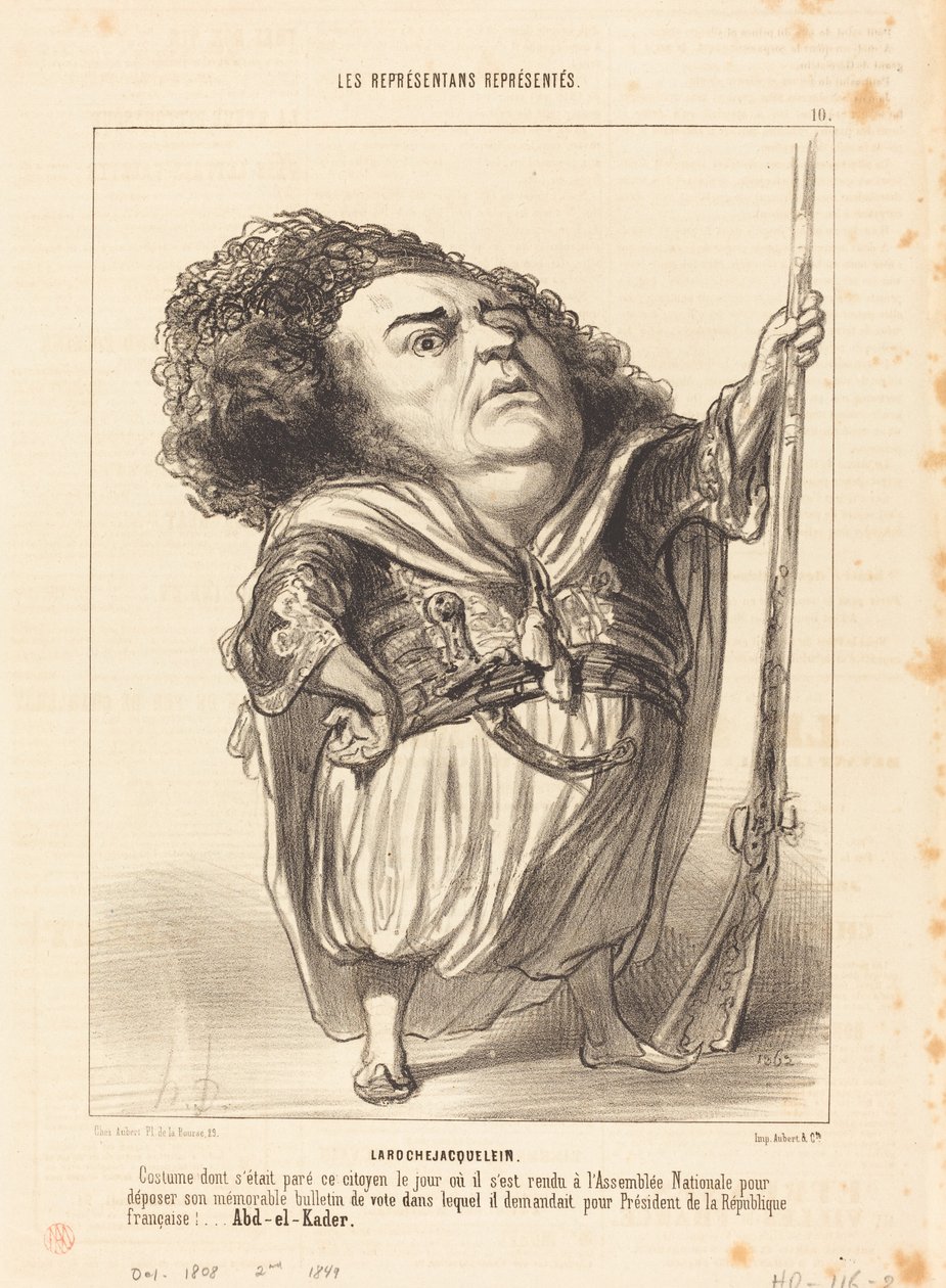 Henri de Larochejacquelein av Honoré Daumier