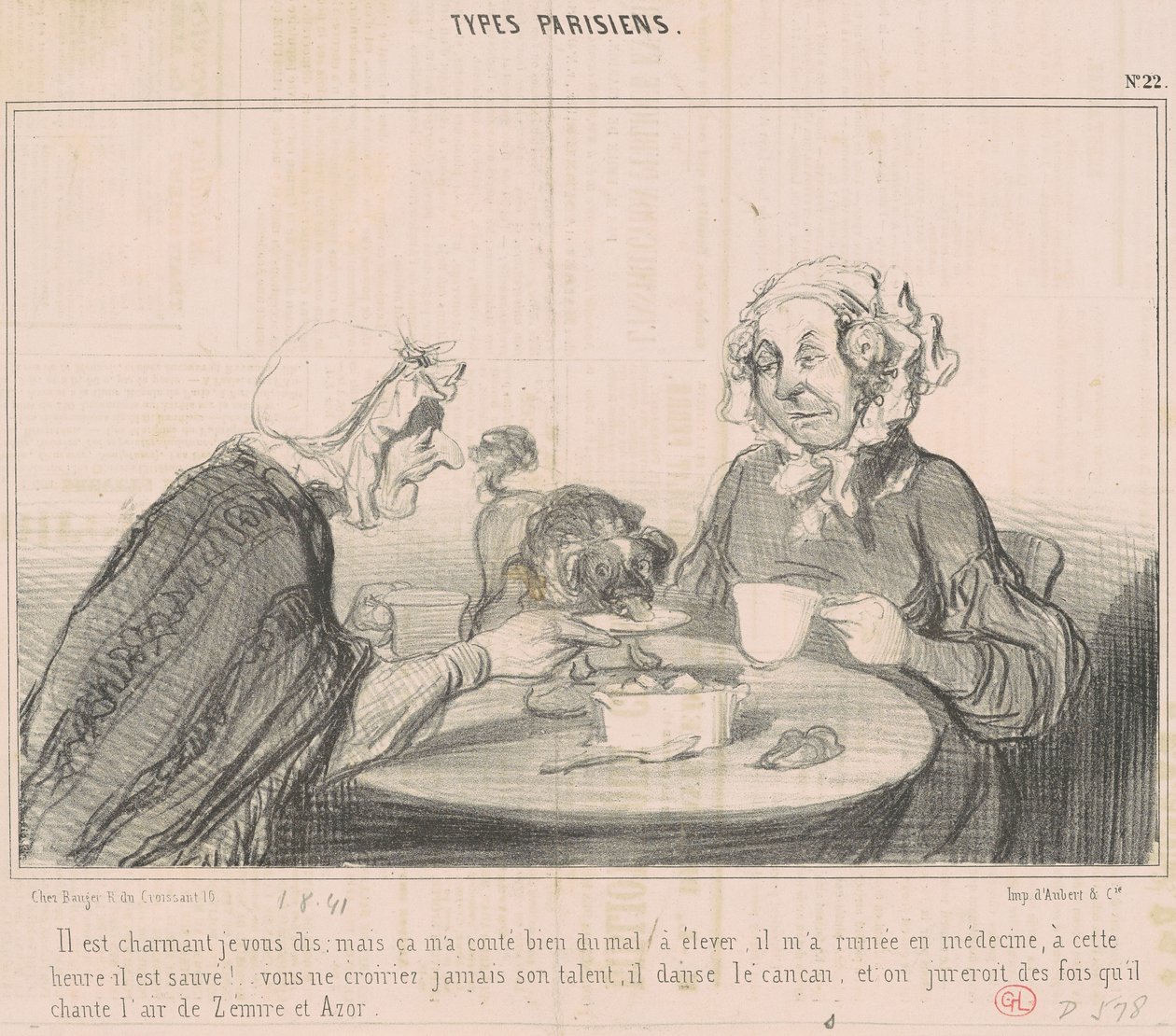 Han er sjarmerende skal jeg si deg... av Honoré Daumier
