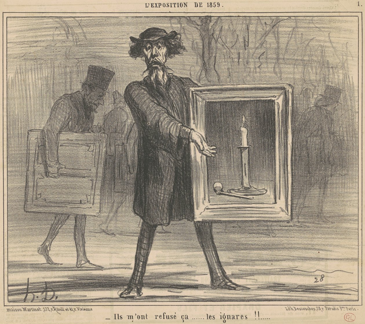 De nektet meg det... av Honoré Daumier