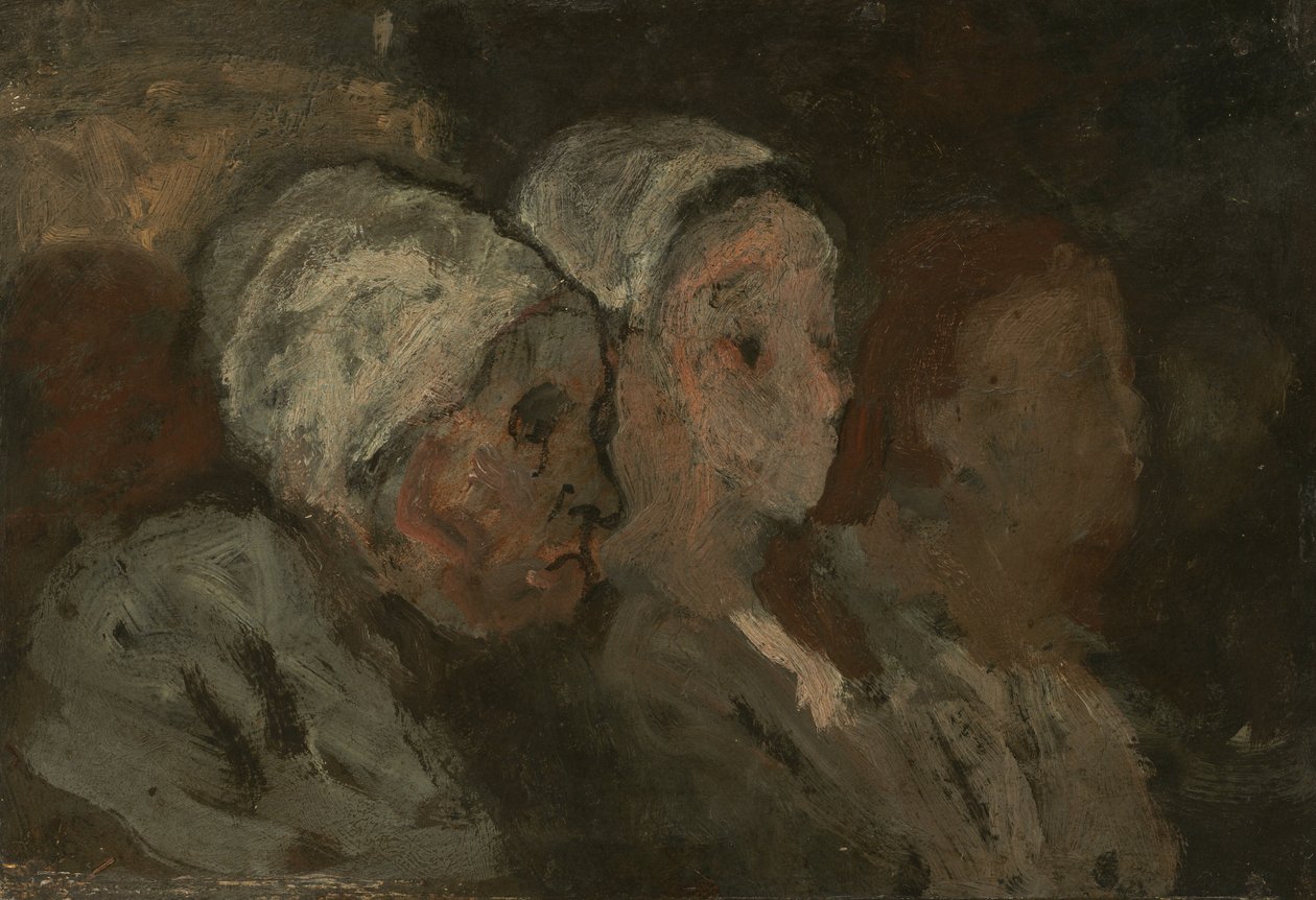 I kirken av Honoré Daumier