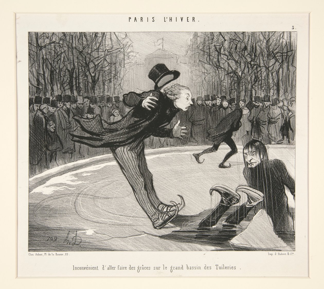 Upraktisk d av Honoré Daumier