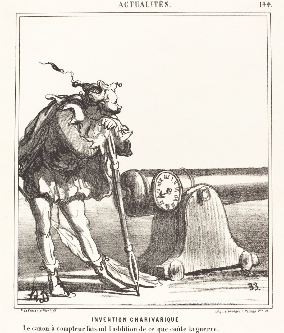 Chariarisk oppfinnelse av Honoré Daumier