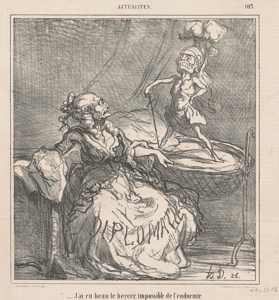 Jeg rystet ham... av Honoré Daumier