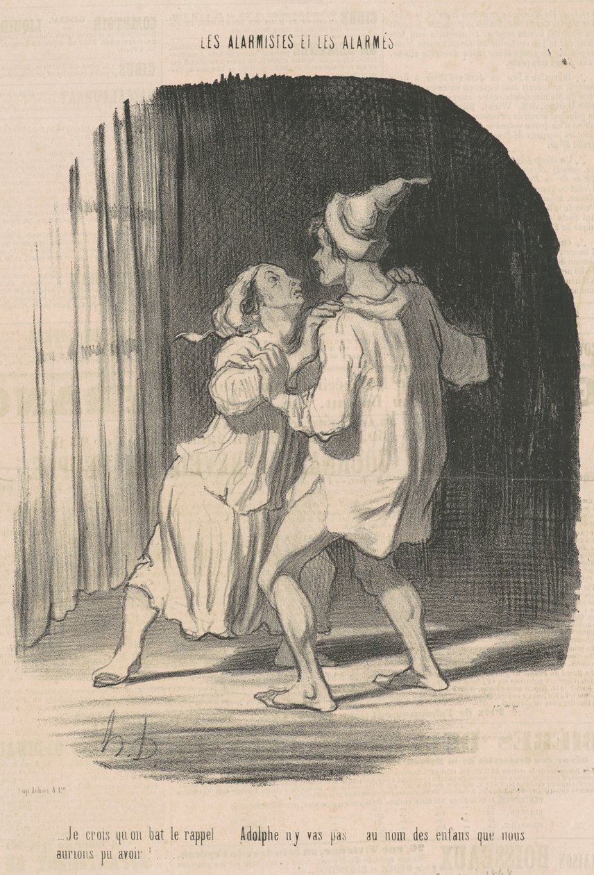 Jeg tror vi slår tilbakekallingen... av Honoré Daumier