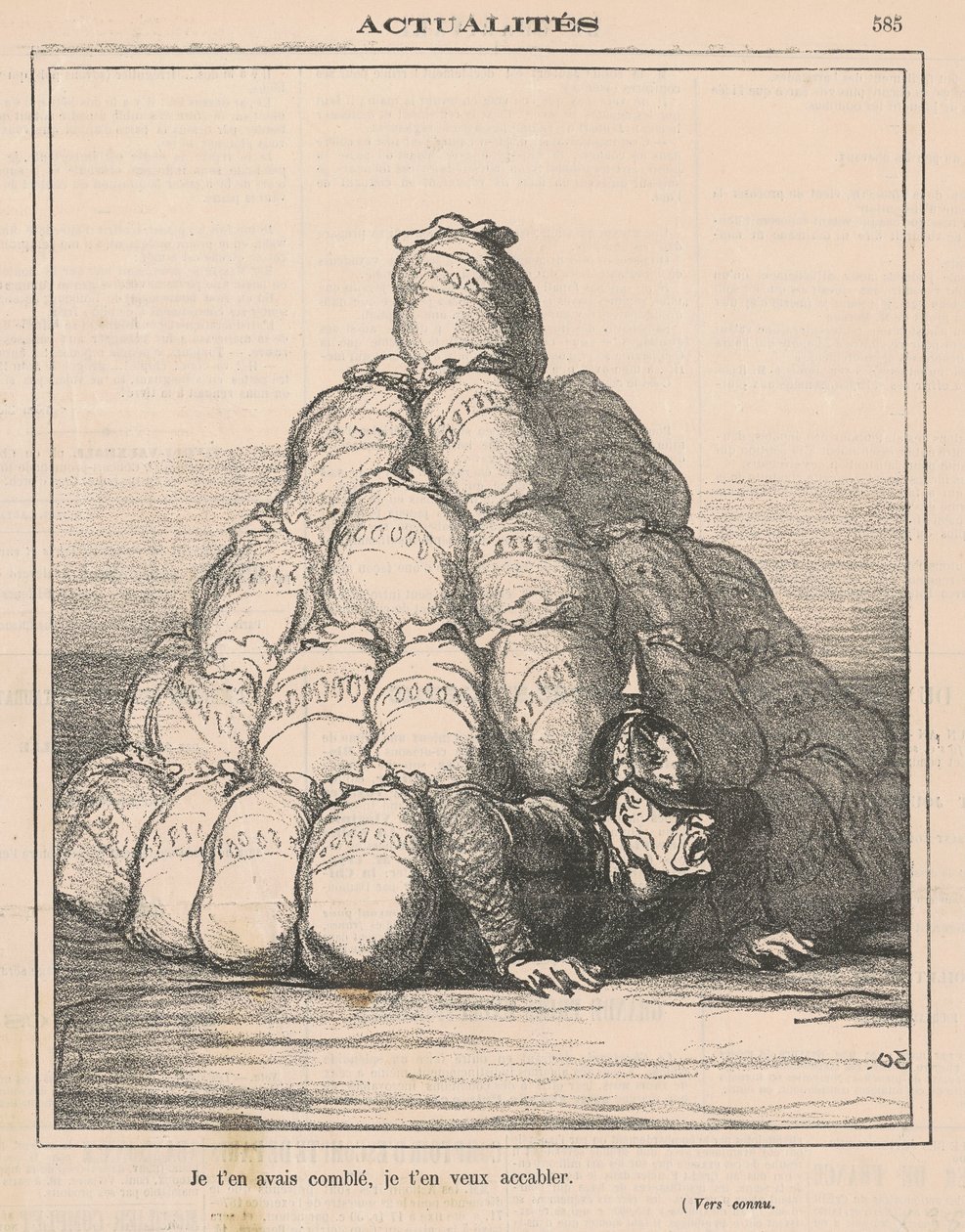 Jeg fylte deg inn... av Honoré Daumier