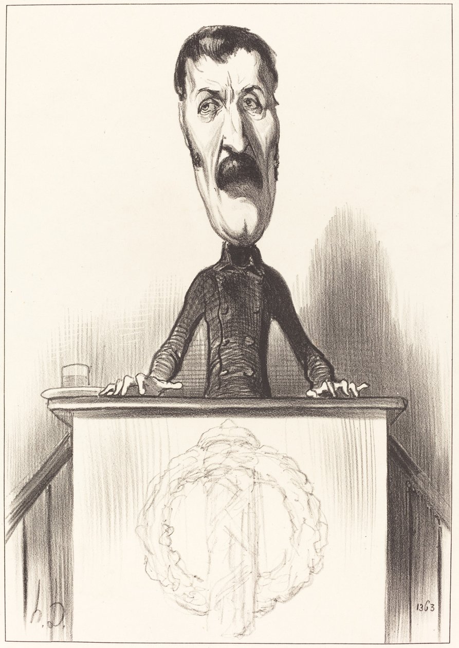 Jules Bastide av Honoré Daumier