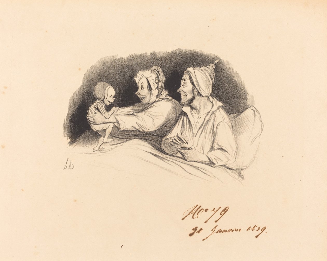 flaske utdanning av Honoré Daumier