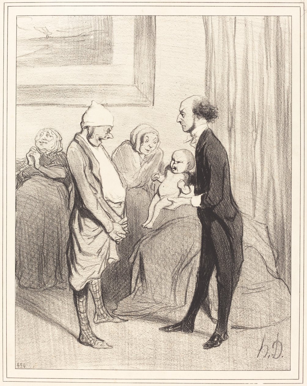 Inntreden i livet av Honoré Daumier