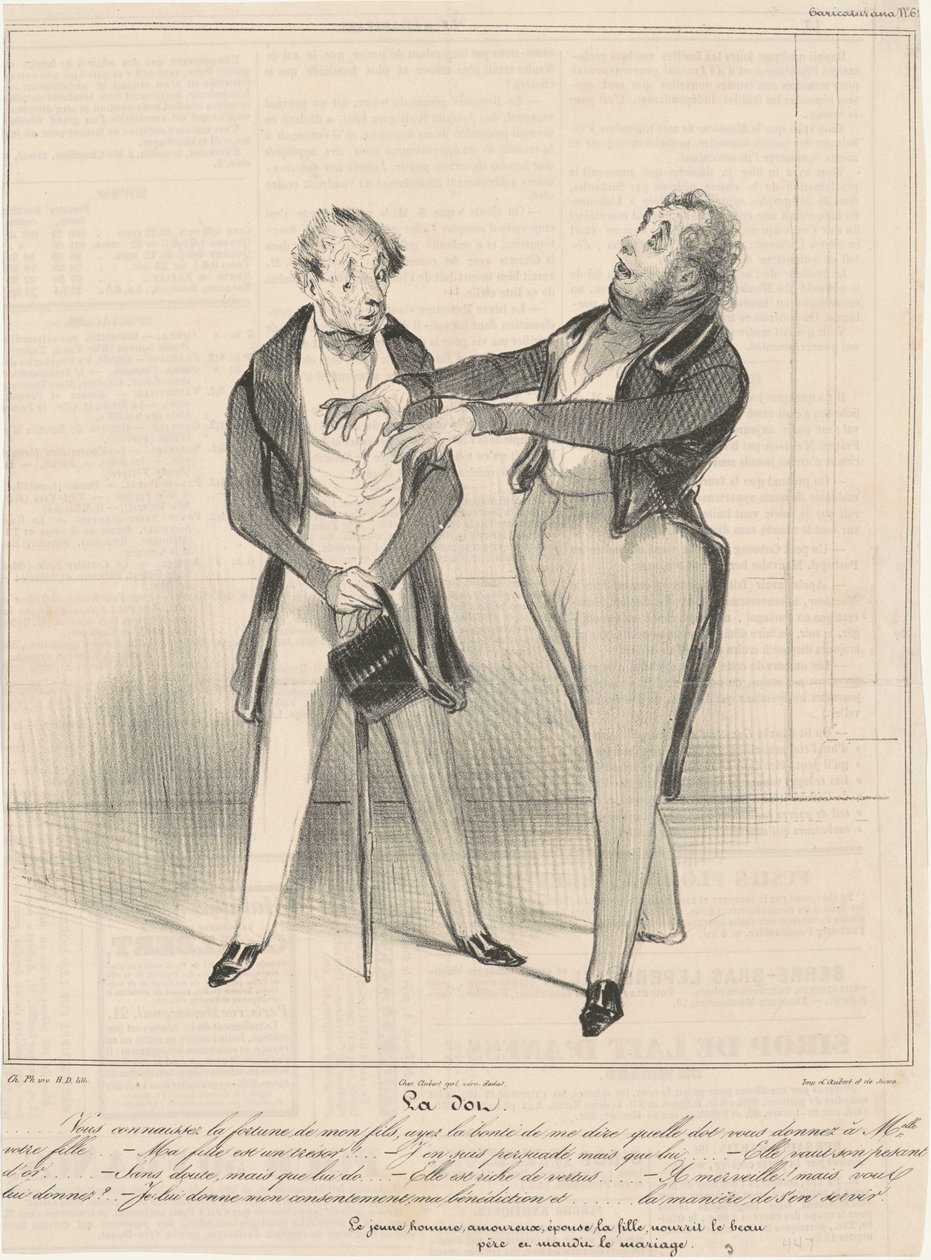 The Dot...du vet formuen... av Honoré Daumier
